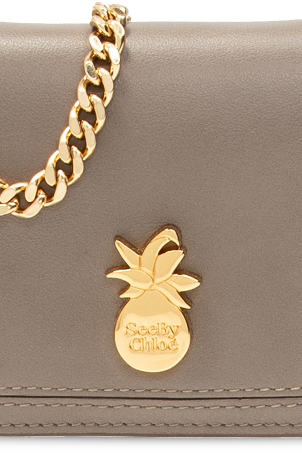 ショルダーバッグ・ポシェット Chloe Caramel Leather Ananas Shoulder Bag Chloé Pineapple Shoulder Bag In Grained Leather | Chloé CA